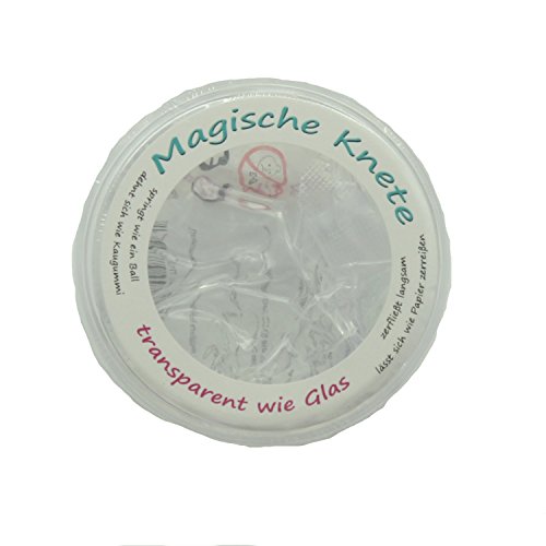 Preisvergleich Produktbild Magische Knete -transparent wie Glas- in Metalldose, Liquid Glass