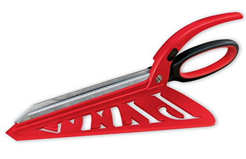 Pizzaschneider Schere mit Servierfläche