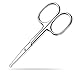 Mabox Facial Hair Scissors (Made of Forged & Polished Stainless Steel) - Safety Hair Scissors for Eyebrows, Eyelashes, Nose hair, Ear hair, moustache and beard