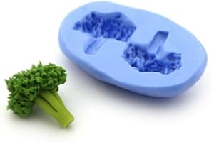 MyTinyWorld Dolls House Miniature 2 Part Broccoli Reusable Silicone Mould