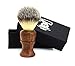 Haryali London BRAND NEW - BADGER LOOK SYNTHETIC HAIR SHAVING BRUSH - Rose Wood Wooden Brush