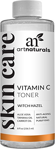 ArtNaturals Vitamin C Toner Gesichtswasser - 236 ml - mit Reinem Aloe Vera, Hamamelis, Vitamin C & E