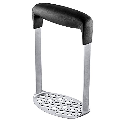 Zilong Kartoffelschleifer, Kartoffel-Schäler aus hochwertigem Edelstahl mit breitem und ergonomischem horizontalem Handgriff, Feines Gitter und Masche Platte, für glatte gestampfte Kartoffeln, Gemüse und Früchte