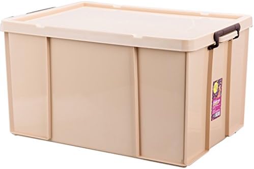Large plastic storage box / special thickening finishing box / car reserve storage box ( Size : 69*48*38cm )