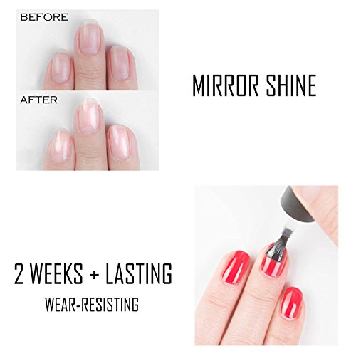 Gellen auflösbarer Base Coat und Top Coat,Unterlack und Überlack UV Gele - 2