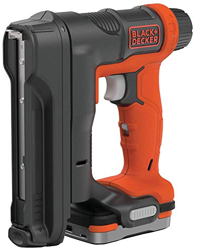 Black+Decker BDCT12S1-QW Agrafeuse-Cloueuse sans fil - 12 V - 1,5 Ah - Chargeur de 80 agrafes - 1840 Black+Decker BDCT12S1-QW Agrafeuse-Cloueuse sans fil - 12 V - 1,5 Ah - Chargeur de 80 agrafes - 1840