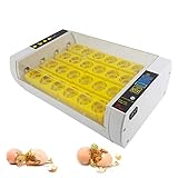 【Aplicación grande】 esta incubadora puede incubar pollos, patos, palomas,codorniz, la mayoría de los huevos de aves y reptiles, También es adecuada para el hogar, la educación y la observación de laboratorio. Especialmente adecuado para mostrar a sus hijos o estudiantes cómo se incuba un huevo.