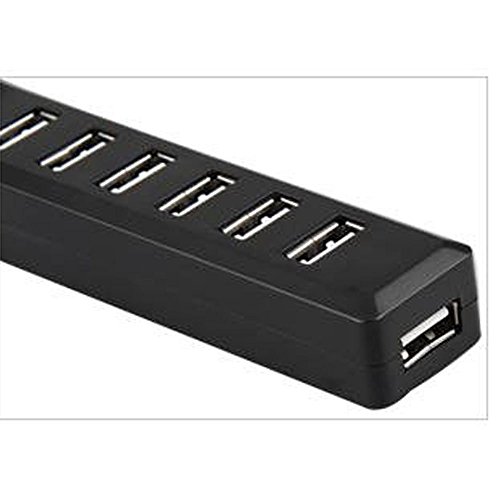 Aussel Premium 7 Ports USB Hub Erweiterung High Speed USB 2.0 Multi USB Hub Splitter Switch Lead Adapterkabel Für PS3, Xbox, Wii, PC, MAC, Laptop, NoteBook, Mac Book, NetBook, Tablet, Tab, unterstützt Windows Vista / 7 / Mac - 6
