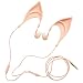 Produktbild Elf Niedliche Earbuds Ultra-Soft Corded Kopfhörer Fee's Adorable Cosplay Headset Geist Kostüm Zubehör Spielzeug