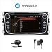 Produktbild 17,8 cm (7 Zoll) HD Digitaler kapazitiver Touchscreen Dual CANbus Auto Stereo DAB+ Radio RDS Bluetooth CD DVD Player GPS Bildschirm Mirroring für Ford Focus Mondeo Galaxy S-Max C-Max Kuga 3G