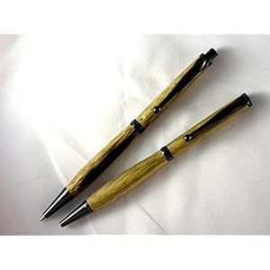 Unikat: Set aus einem Drehkugelschreiber und einem Druckbleistift, Model 