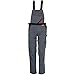 Produktbild Planam Damen Latzhose "Highline" Größe 36 in schiefer/schwarz/rot, 2339036