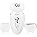 ACEVIVI Hair Removal Assembled 3-in-1 2-Level Speed Electric Epilator Shaver (White)
