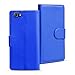 Produktbild Sony Xperia Z1 Compact Bookstyle Hülle, Conie Mobile PU Leder Schutzhülle Handytasche Bookcase Tasche Premium Klapphülle in Blau