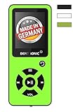 ✅ PRODUKT-DETAILS: Musikformate = MP3, WMA, FLAC, APE, WAV | Videoformat = AMV | Funktionen = Shuffle Modus, Equalizer, FM-Radio, Sleep-Timer, Wecker, Schrittzähler | Farbdisplay | Inkl. deutscher Anleitung | Farbe = grün | Made in Germany!