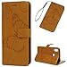 Produktbild Edauto Huawei Honor 8X Hülle Leder Case Schutzhülle Wallet Flipcase PU Handyhülle Handytasche Schale Geldbörse Karteneinschub Magnetverschluß Ständer Klapptasche Tasche Großer Schmetterling Orange