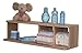 roba 6453 Nappy Shelf with 2 Movable Partitions Beech 21 x 80 x 24 cm