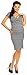 Zeta Ville - Womens Maternity Wrap Nursing V-neck Houndstooth Check Dress - 068c (Black & White, 10)