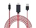 Produktbild Ideal Dream 2 Meter MHL Micro USB 5pin zu HDMI Video Konverter Adapter Kabel für Samsung Galaxy Note OPPO NEC Casio Kyocera HTC Asus Panasonic Huawei Xiaomi Fujitsu ZTE LG NEC Sony mit MHL 1.0 Feature