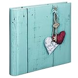  Hama Rustico Turquesa álbum de Foto y Protector - Álbum de fotografía (Turquesa, 400 Hojas, 10 x 15cm, 1 Pieza(s), 300 mm, 300 mm)