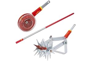 Wolf-Garten Handle 142cm ZMI15 Multi Change & DAS Soil Miller & EAM Seed Sower