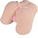 Produktbild LexTex Pussy Ass Liebespuppe Sexpuppe 3D Silikon Masturbatoren Vagina und Arsch Liebes Puppe Masturbator Sex Spielzeug für Männer Masturbation T-förmige Hosen