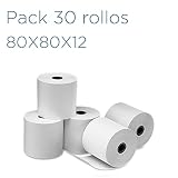  ROLLOS DE PAPEL TÉRMICO 80X80 - 30 unidades - Envío 24 horas