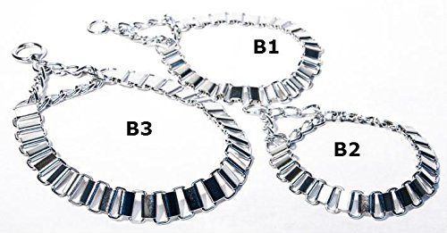 Strong-Chrome-Semi-Check-Half-Choke-Chain-Dog-Choke-Collar-Metal-Choker