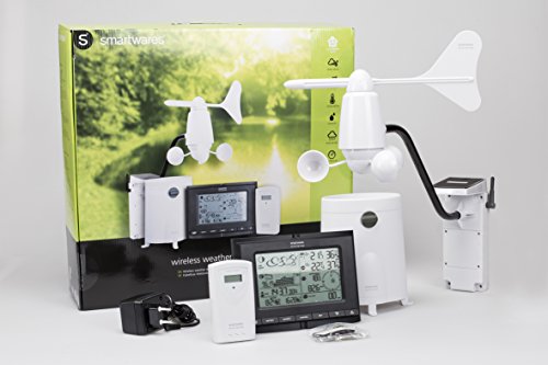 Smartwares kabelose 868 Mhz Wetterstation SHS-54000-EU mit Display und Thermo-/Hygro, Wind- und Regensensor; HomeWizard kompatibel - 6