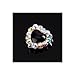 10 PCS Bling Bling RAINBOW BLACK HEART Alloy 3D Rhinestone/Gem Design For Nail Art Cellphone Decoration