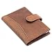 E LV Smart small pocket wallet purse business credit debit card cover case holder genuine high quality leather vintage look - Light Brown RS.349.00