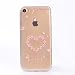 Produktbild Lonchee iPhone 7 (4,7 zoll) Hülle,Bunte Muster Weich TPU Handy Hülle Durchsichtig Transparent Etui Cover Case Protective Shell Soft Schutzhülle Telefon Kasten für iPhone 7 (4,7 zoll) – Liebe