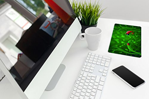 Silent Monsters Gaming und Office Mauspad 24 x 20 cm, Mousepad Design ladybird - 4