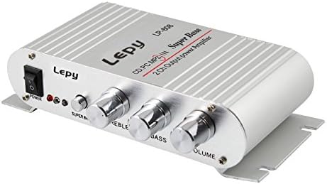 LEPY 28-018-250 Digital Amplifier Stereo Audio, Silver, 20 W x 2