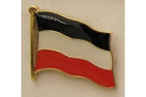 FARSAW Buddel-Bini Versand Pin Anstecker Flagge Fahne Deutsches Kaiserreich Deutschland Flaggenpin Badge Button Flaggen Clip Anstecknadel