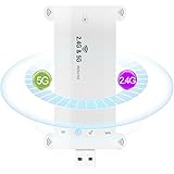 ANKUY USB Amplificatore WiFi,ripetitore wiFi, extender wiFi, 1200 Mbps 2,4 GHz e 5 GHz Dual WiFi Segnale Internet Booster, WP