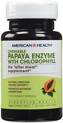 Papaya Enzyme w/Chlorophyll Chewable Tablets