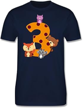 Geburtstag Kind - 3. Geburtstag Waldtiere - Kinder T-Shirt