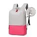 Produktbild Hit die Farbe Rucksack wasserdicht Rucksack Männer und Frauen 14-15,6 Zoll Computer Aufladung High School Student Tasche ( Color : Rosa )