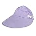 Produktbild UFACE Frauen Outdoor Strand Sonnenschutzkappe UV Schutz Caps Sonnenblende Hut (Violett)
