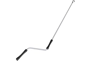 Sharplace Awning Crank Handle Metal 100cm Comfortable Hold Part Sturdy Awning Accessories Hand Crank Handle for Patio Outdoor Balcony