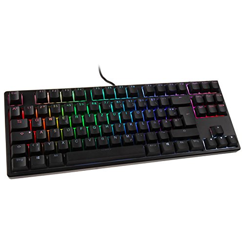 Preisvergleich Produktbild Ducky ONE TKL PBT Gaming Tastatur, MX-Blue, RGB LED - schwarz