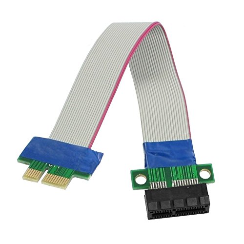 WINGONEER PCI-Express PCI-E 1X Card Riser Flex Extender Câble d'extension pour PC
