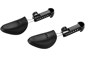 ELANDY Adjustable Automatic Support Shape Plastic Two-Way Shoe Tree Shoe Stretcher Boot Holder Shaper with Tension Spring Coil
