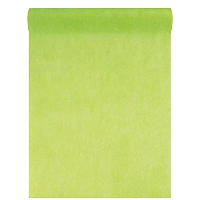 SANTEX 5696-10-30, Chemin de table en intissé 25 METRES, Vert