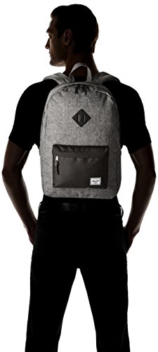 Herschel Heritage Rucksack  46 cm  21 5 L  Grey Black