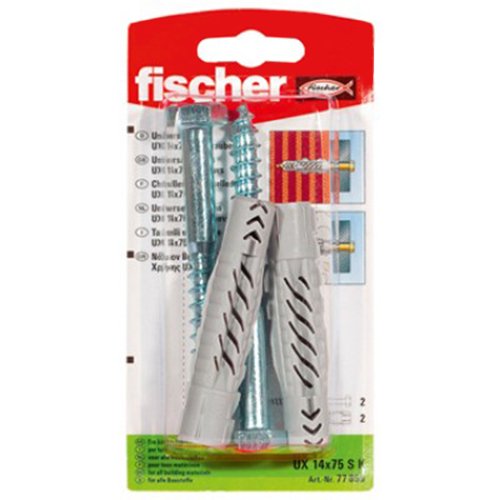 Preisvergleich Produktbild Fischer Universaldübel UX, 14 x 75 SK SB-Karte, 77859