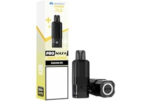 GENERIC Pods for Hayati Pro Max Plus 6 K | 2 0 - m g NicStrength | Reusable Pods | Pods Replacement | No Nicotine | Clean Puffs | Pack of 2 (BananaICE)