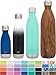 Produktbild Simple Modern 250ml Wave Wasserflasche - Trinkflasche Vakuum Isolierte Doppelwandige 18/8 Edelstahl - Hydro Camelbak Swell Bottle - Reisebecher, Flasche, Sporttrinkflasche - Pazifik Blau