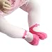 Hibote Baby Girls Infant Satin Bow Stock Legging Pants 3 Packs Tights Panties Stockings
